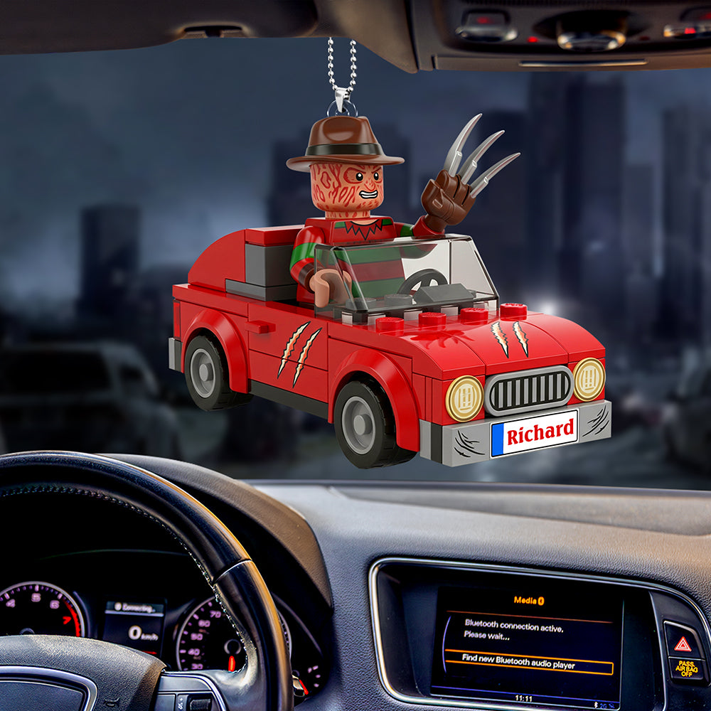 Spooky Ride Car Ornament - Personalized Gifts For Horror Movie Fans - Holiday Season Gift Idea