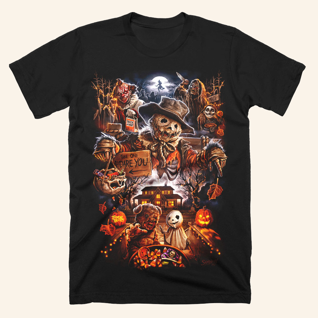 Spooky Street T-Shirt Halloween Men Clothing Best Gifts For Boyfriend Spooky Street T-Shirt Halloween Men Clothing Best Gifts For Boyfriend