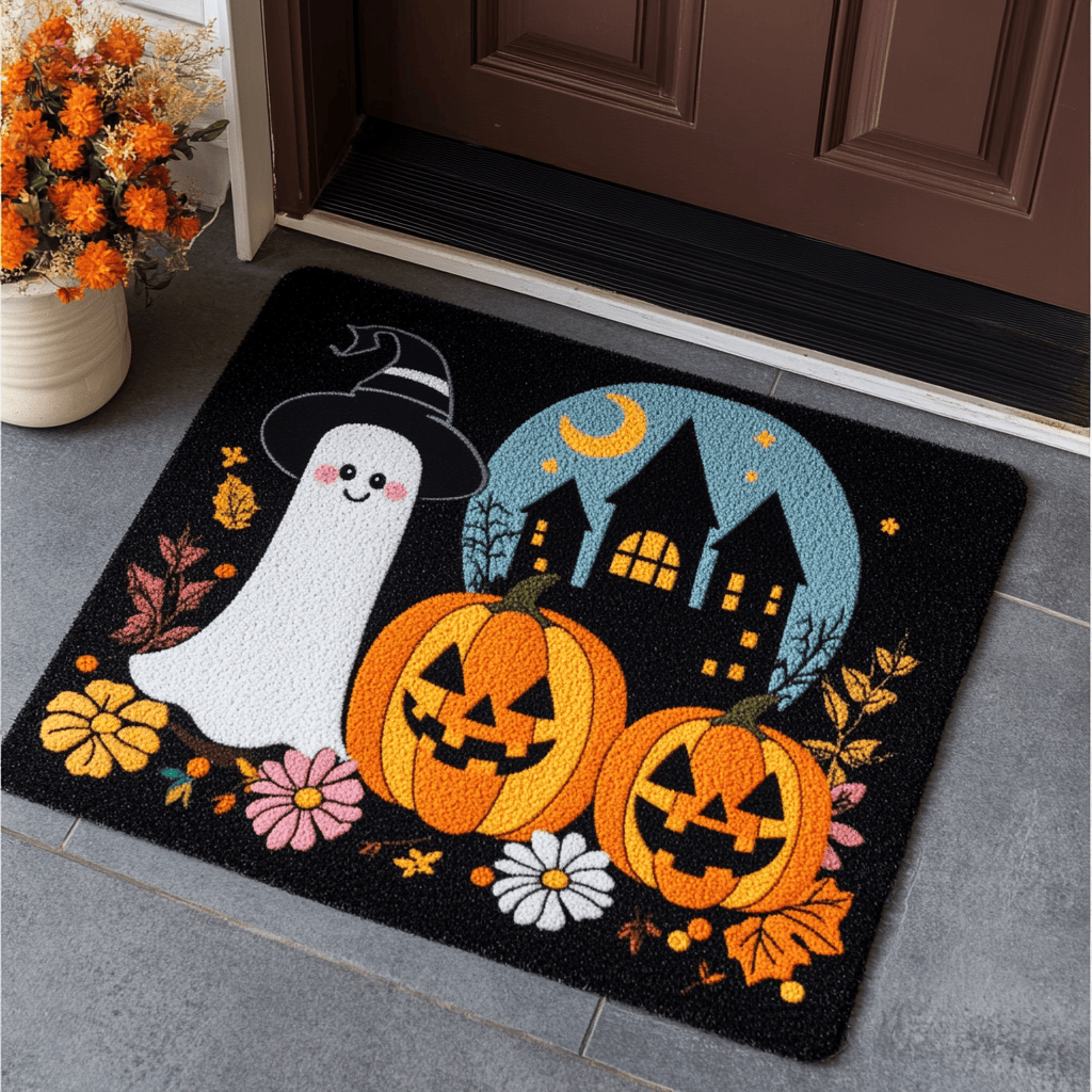 Spooky Sweet Doormat Gifts Decor For Friends and Family on Halloween