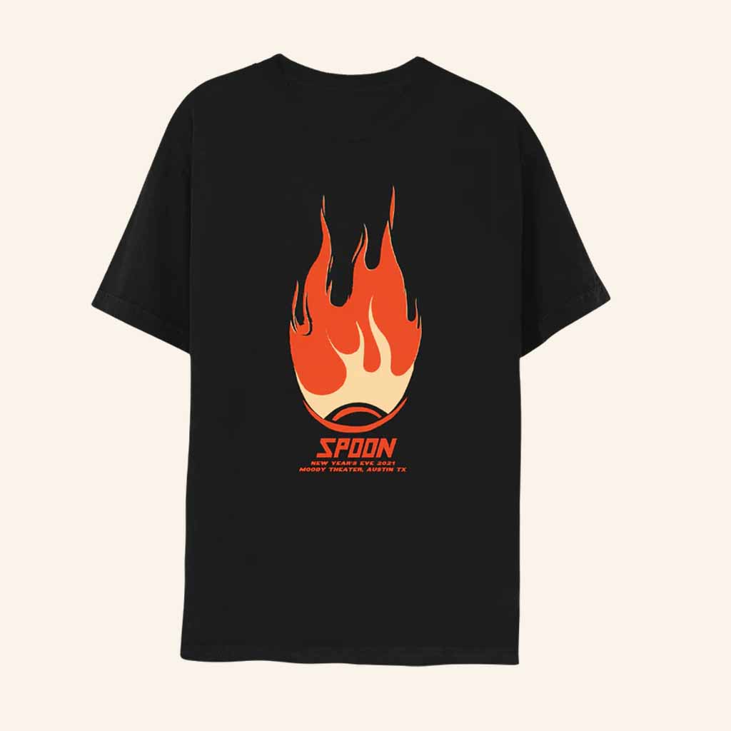 Spoon Merch Flame New Year Eve Black T-Shirt Unique Gifts For Husband Spoon Merch Flame New Year Eve Black T-Shirt Unique Gifts For Husband