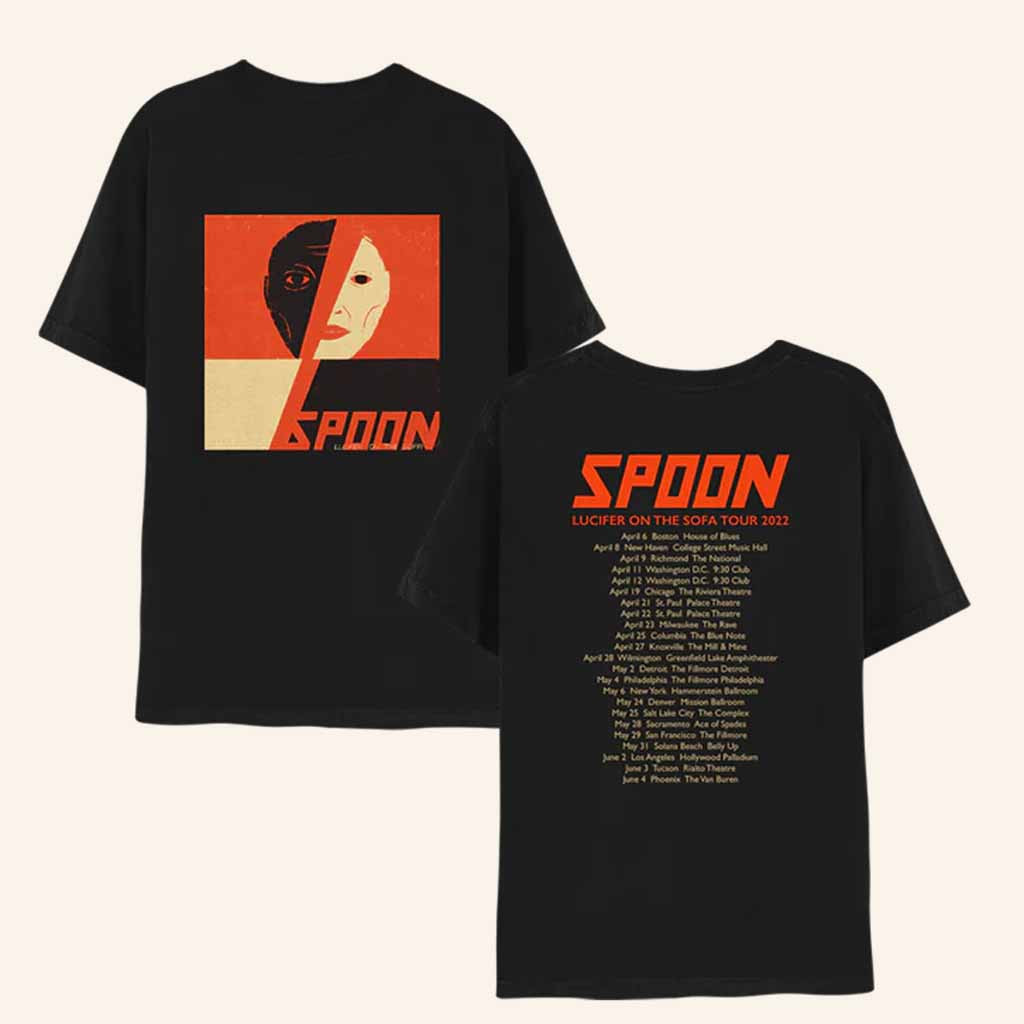 Spoon Merch Lucifer On The Sofa Tour T-Shirt Cool Gifts For Music Lovers