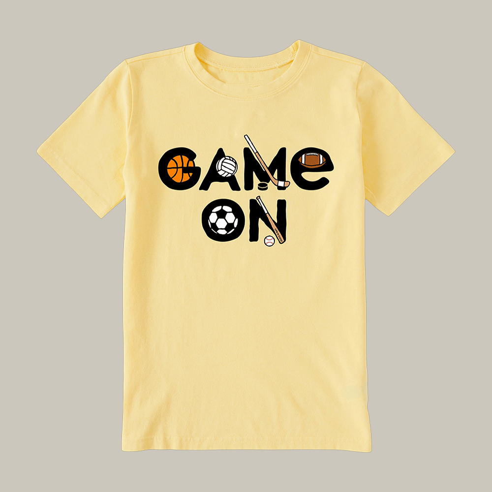 Sport Game On Stacked T-Shirt Life Is Good Clothes Sport Gift For Boyfriend