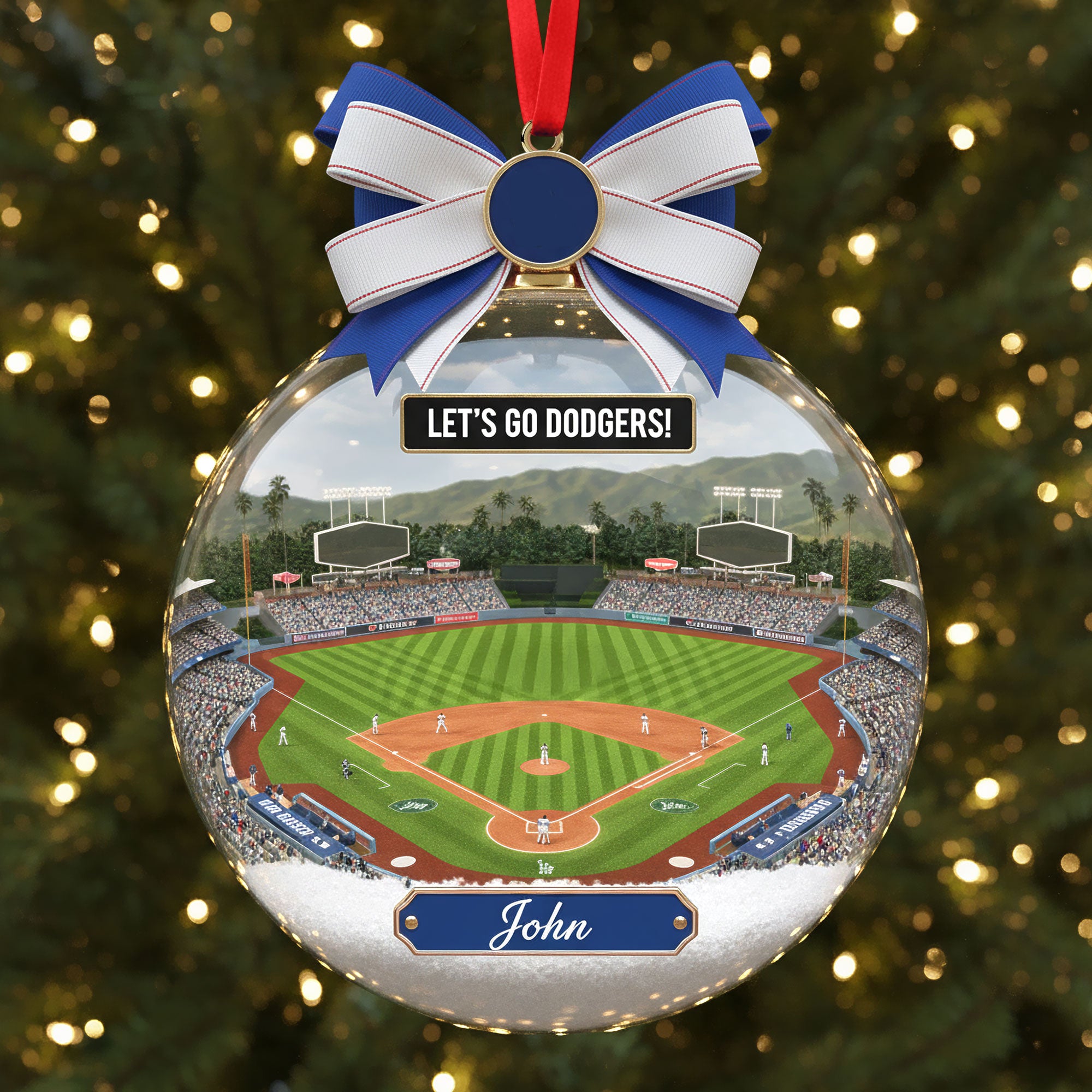 Sport Stadium Ornament - Personalized Gifts For Sport Lovers - Funny Christmas Ornament Gift