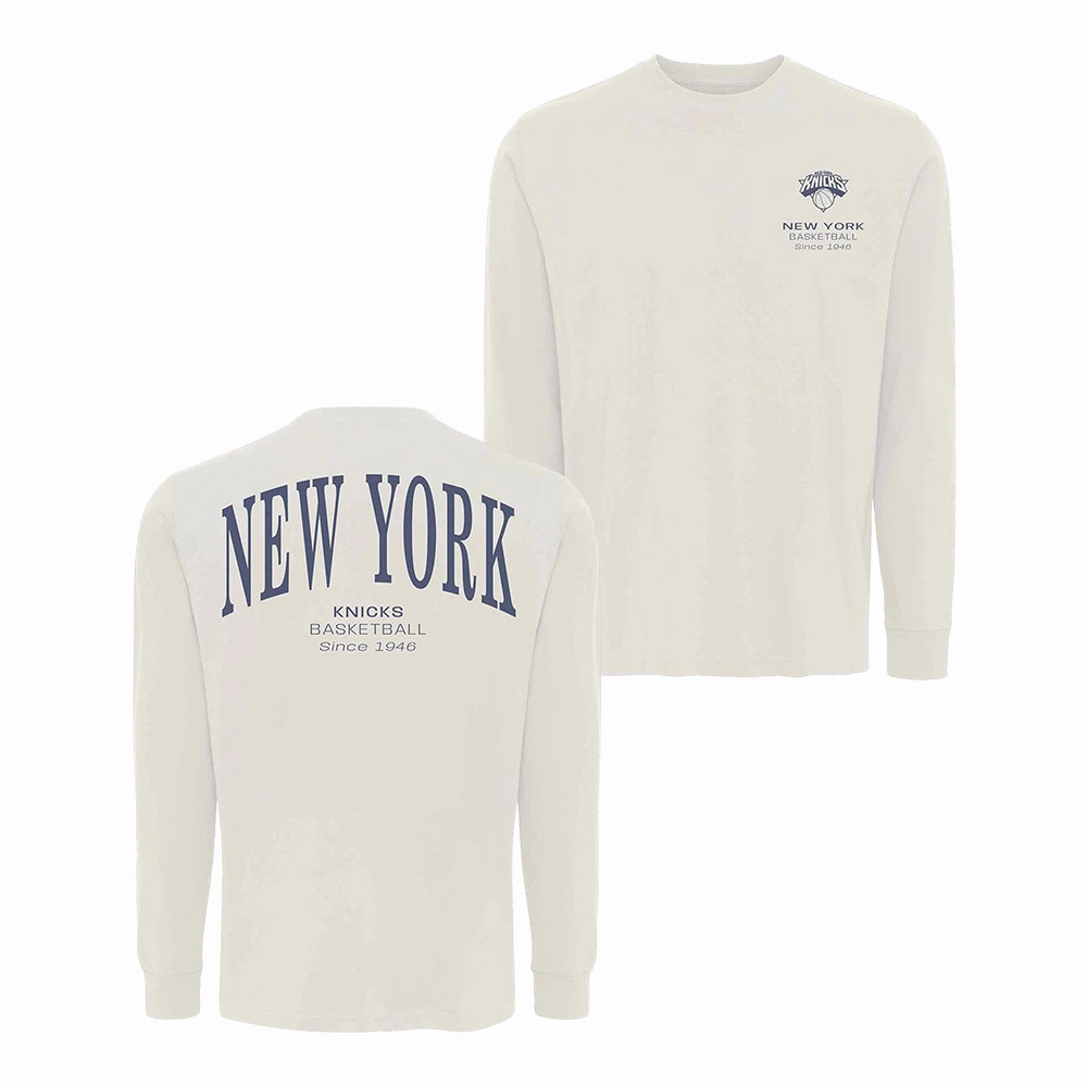 Sportiqe Knicks Sherwood Wimbledon Long Sleeve Shirt Basketball Apparel Unique Gift For Fans