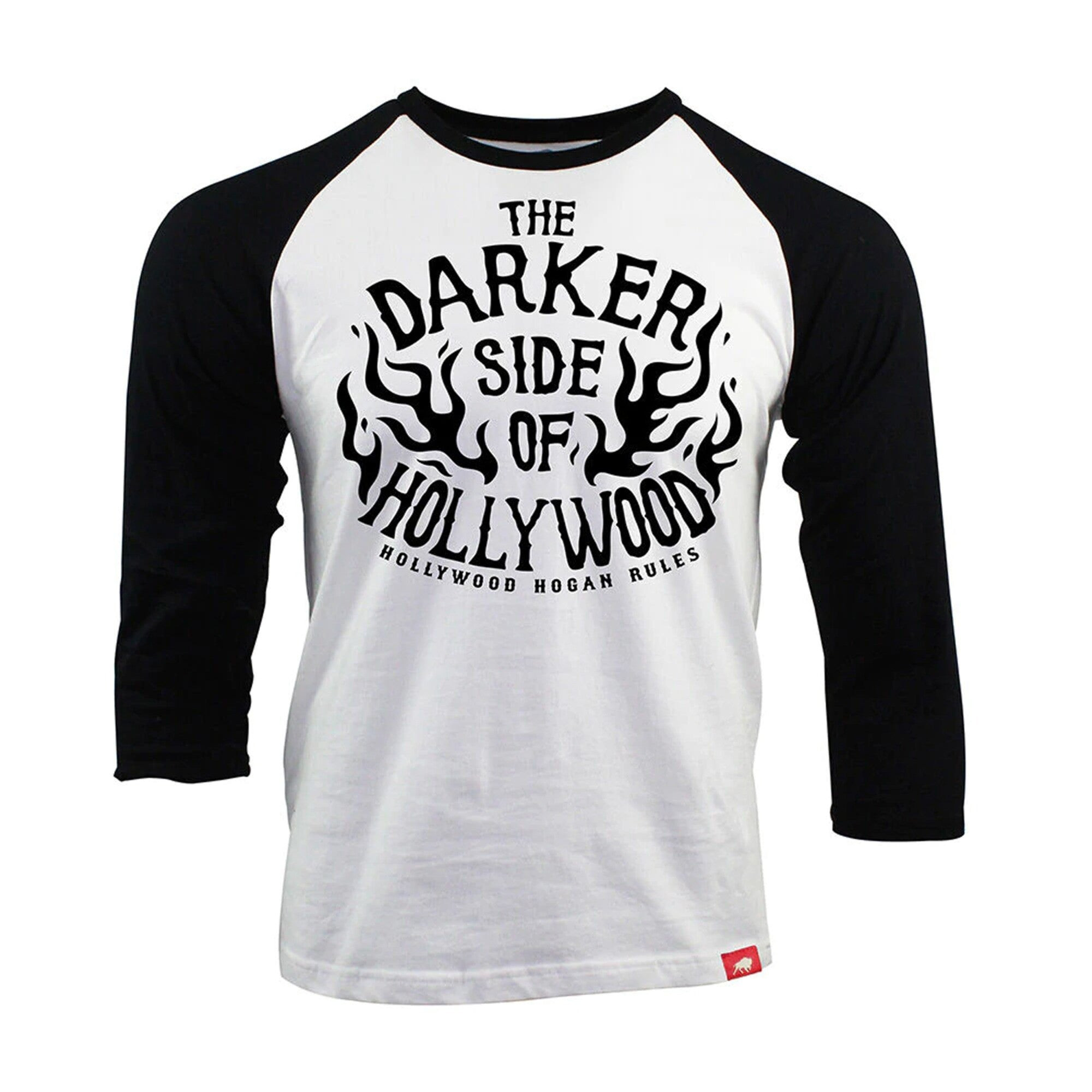 Sportiqe Whiteblack Hulk Hogan The Darker Side Of Hollywood Raglan 34sleeve Tshirt Hulk Hogan Merch Sportiqe Whiteblack Hulk Hogan The Darker Side Of Hollywood Raglan 34sleeve Tshirt Hulk Hogan Merch