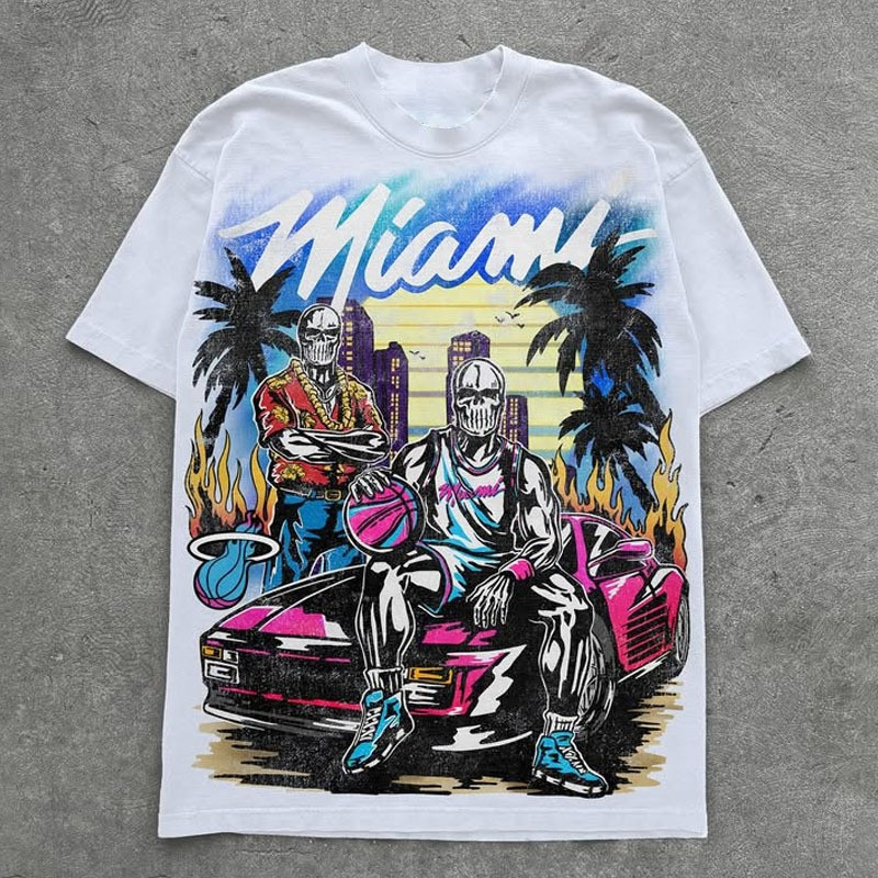 Sporty And Casual Printed T-Shirt Gifts For People Who Like Music