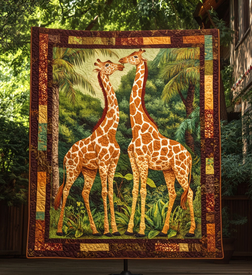 Spotted Grace Quilted Blanket Giraffe Birthday Presents