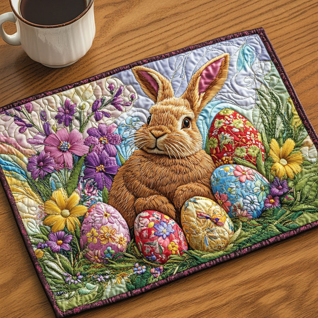 Spring Awakening Quilted Placemat Dining Table Accessories Easter Gifts For Him