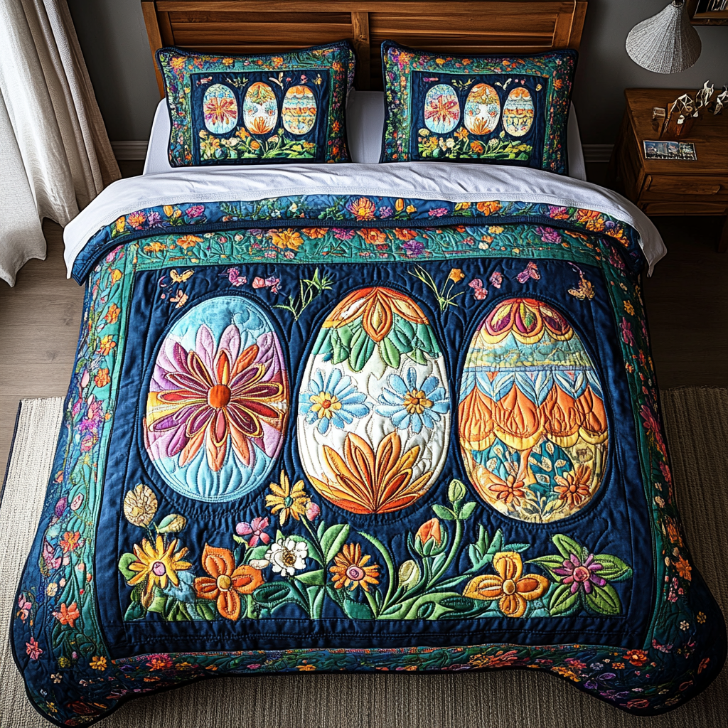 Spring Hatch Quilted Bedding Set Christmas Bedroom Ideas Cute Easter Gifts