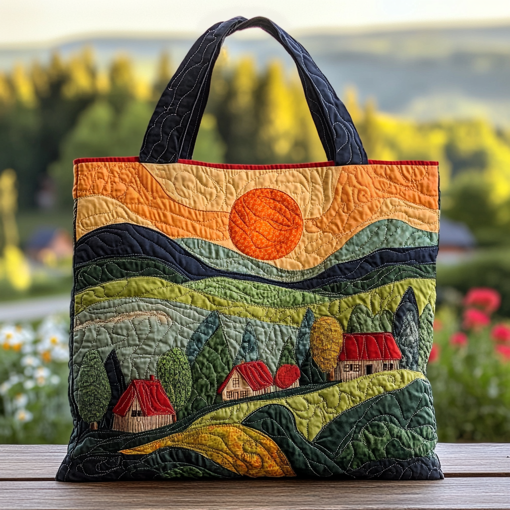Spring Sky Quilted Tote Bag Family Xmas Present Ideas