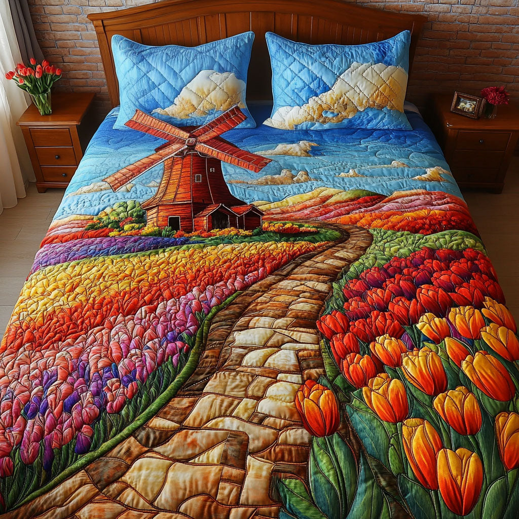 Spring Winds Quilted Bedding Set Unique Bed Sheet Set Gifts For My Mother In Law
