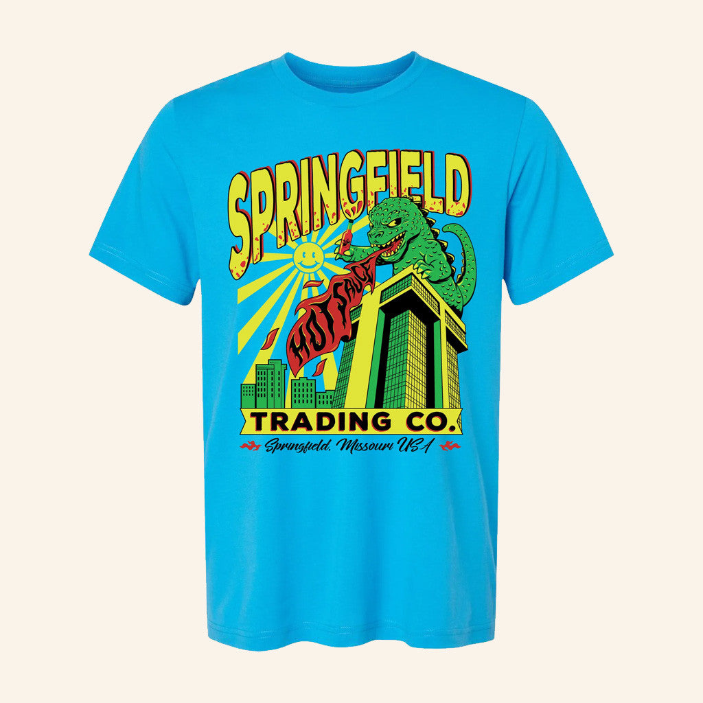 Springfield Trading Merch Co Springzilla T-Shirt Gift Ideas For Besties Springfield Trading Merch Co Springzilla T-Shirt Gift Ideas For Besties