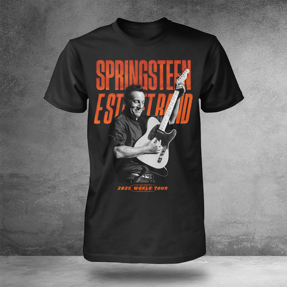 Springs Teen Bruce 2025 World Tour T-Shirt Gifts For Music Lovers
