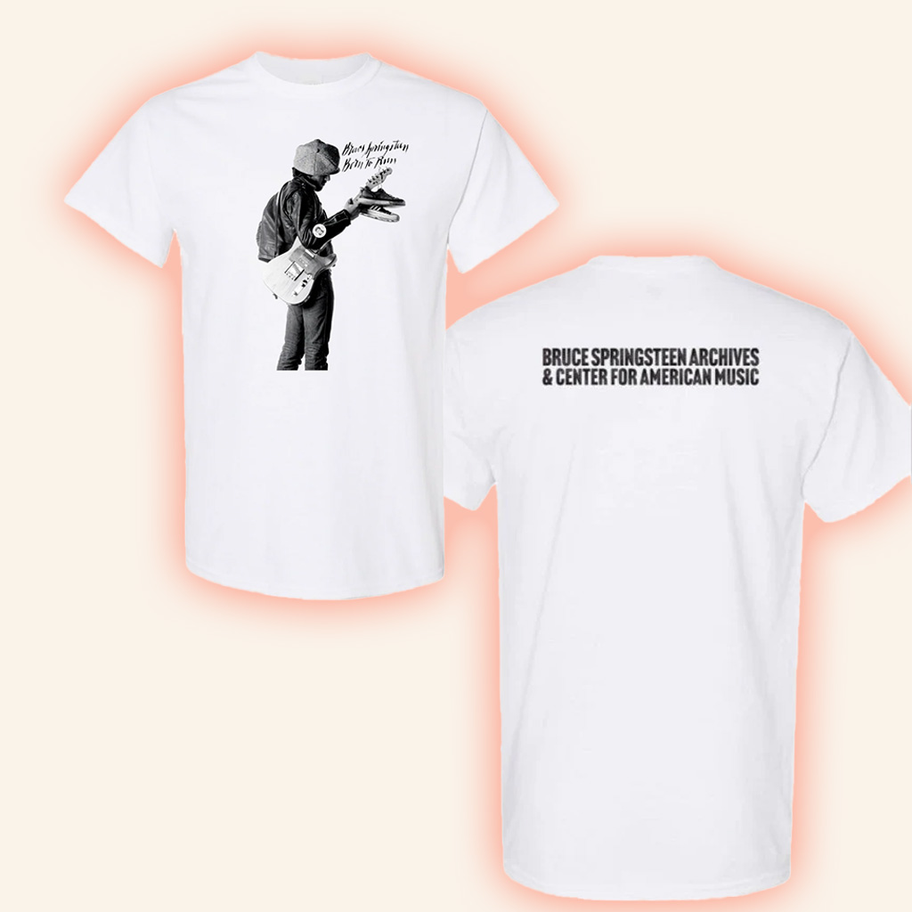 Springsteen Archives Merch Born To Run White T-Shirt Bruce Springsteen Merch Gifts For Husband Springsteen Archives Merch Born To Run White T-Shirt Bruce Springsteen Merch Gifts For Husband