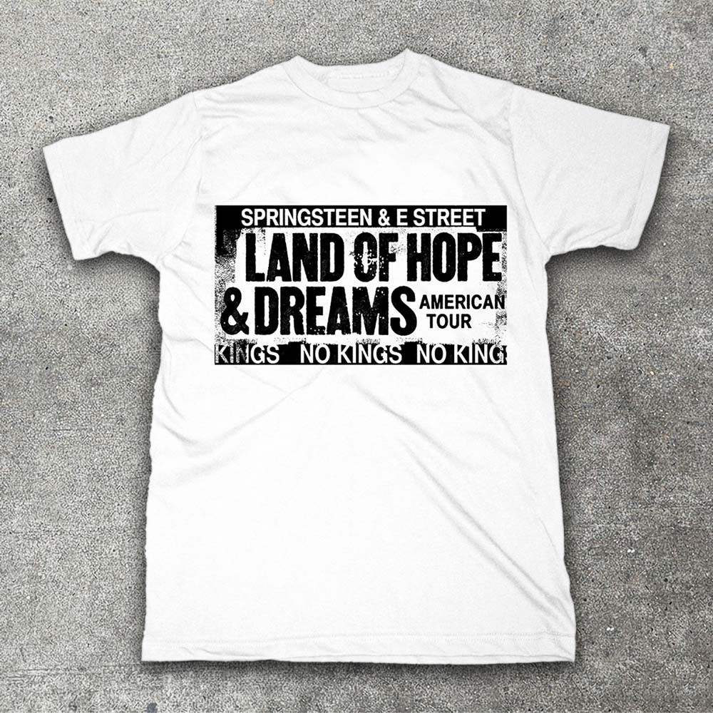 Springsteen E Street Land Of Hope And Dreams T-Shirt No Kings American Tour 2026 Concert Fan Gear Gift