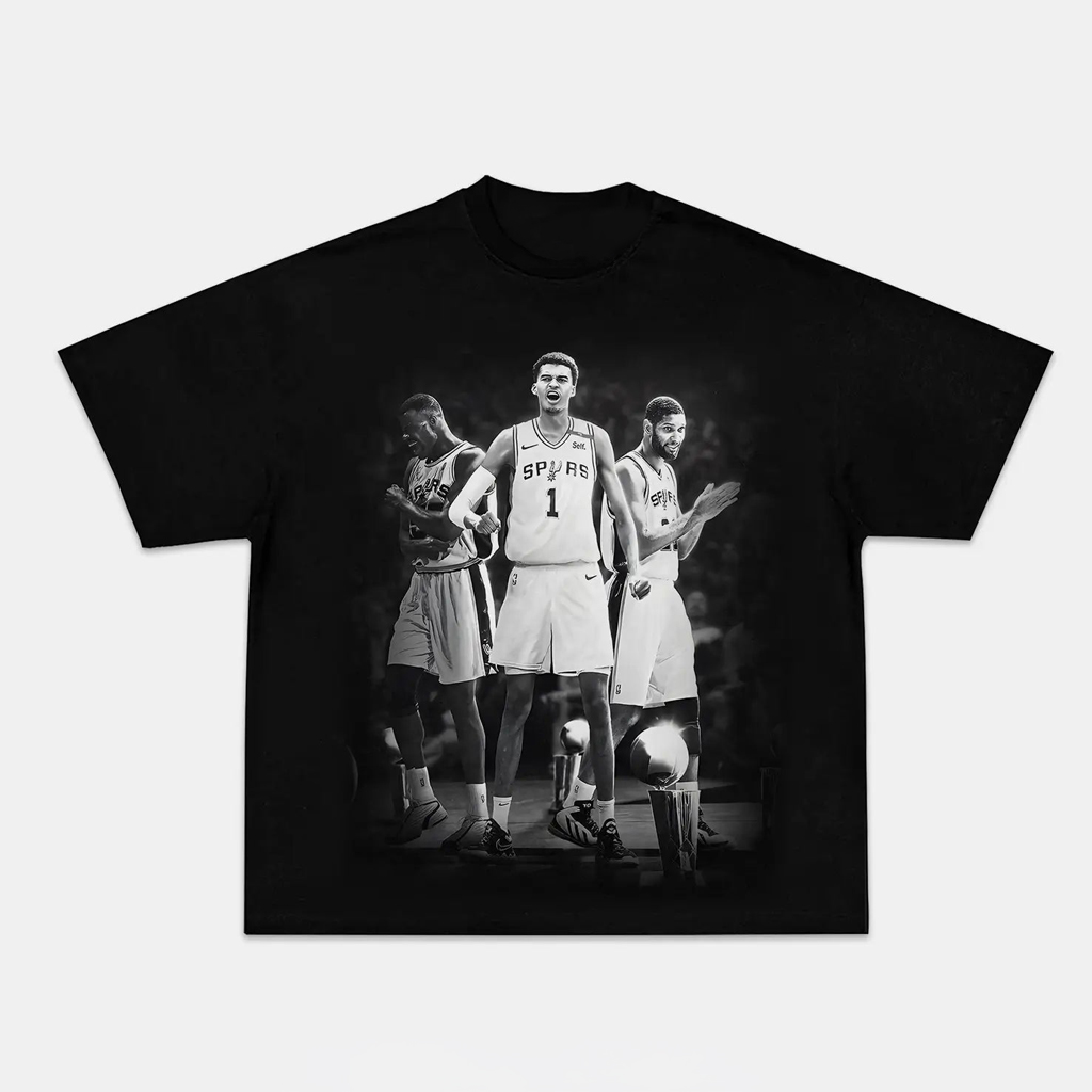 Spurs Wemby Graphic T-Shirt Christmas Presents For Basketball Fans Spurs Wemby Graphic T-Shirt Christmas Presents For Basketball Fans