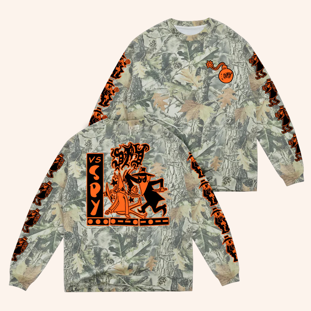 Spy Worldwide Merch Spy Vs Spy Realtree Camo Long Sleeve T-Shirt Birthday Gift For Dad