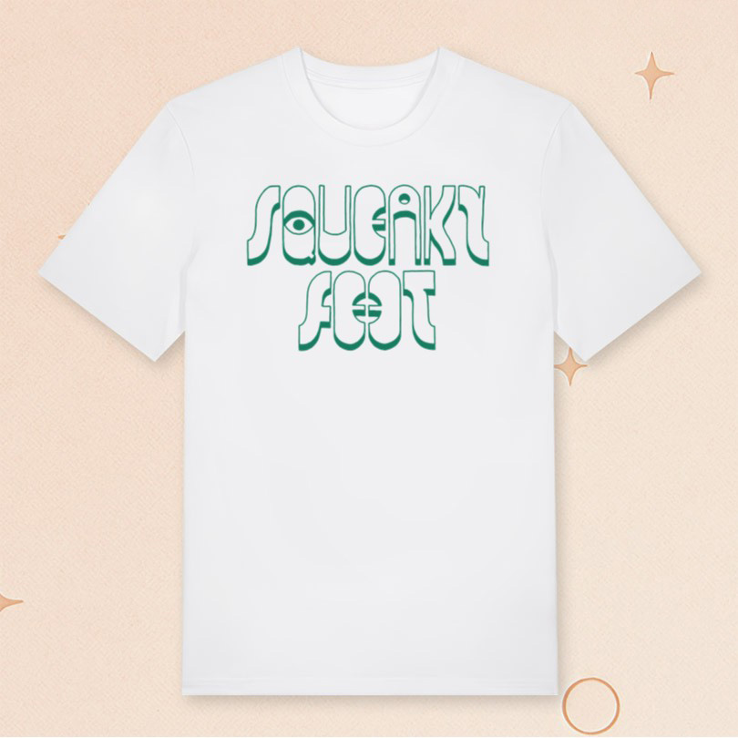 Squeaky Feet Merch Squeaky Feet Logo Shirt Presents For Music Lovers