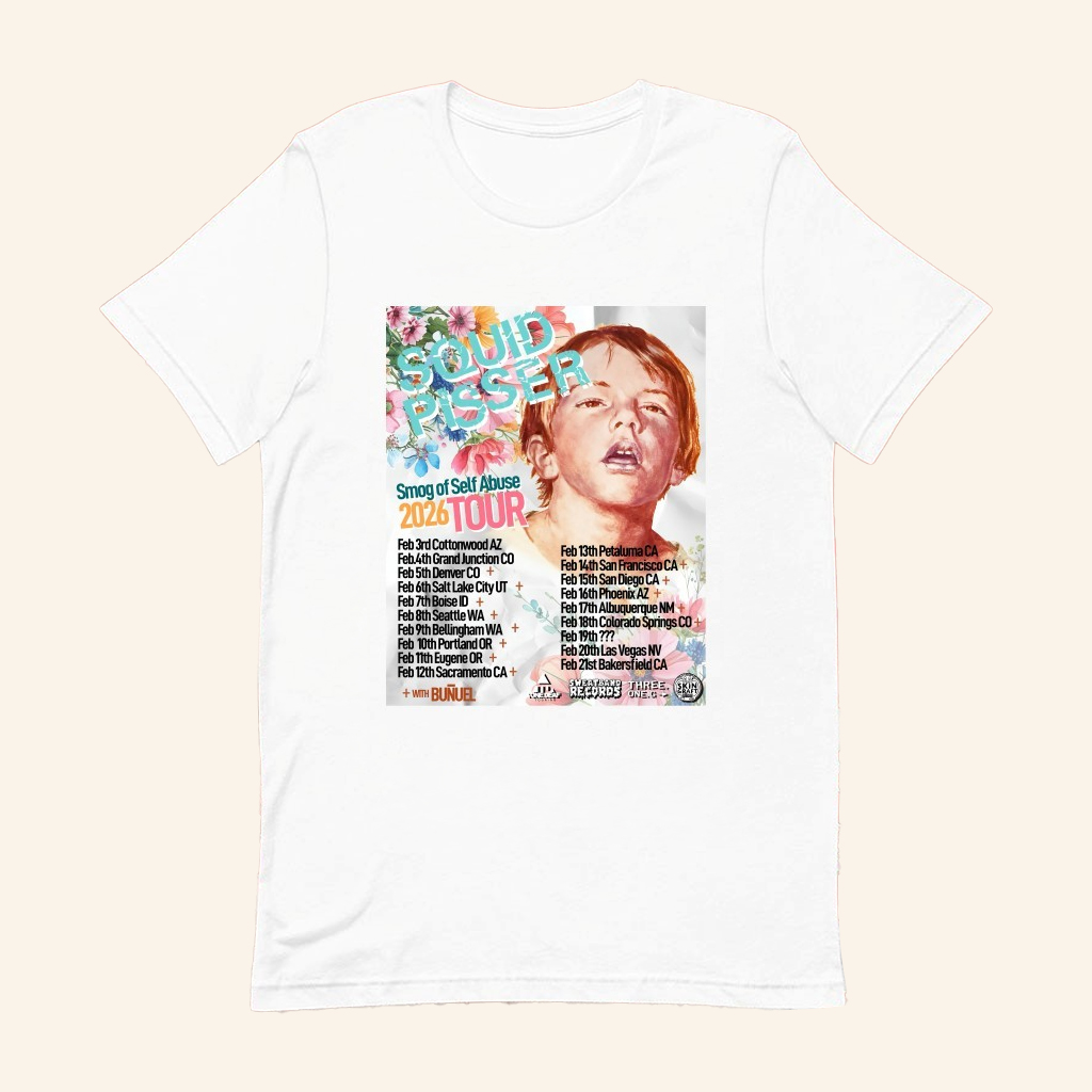 Squid Pisser Smog Of Self Abuse 2026 Tour T-Shirt Squid Pisser Merch Gifts For Music Fans