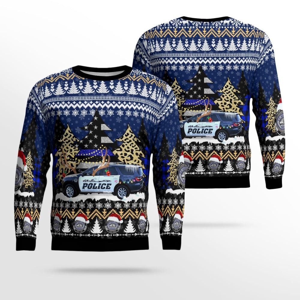 St Helens Police Department St Helens Oregon Christmas AOP Ugly Sweater Unisex Christmas Gift