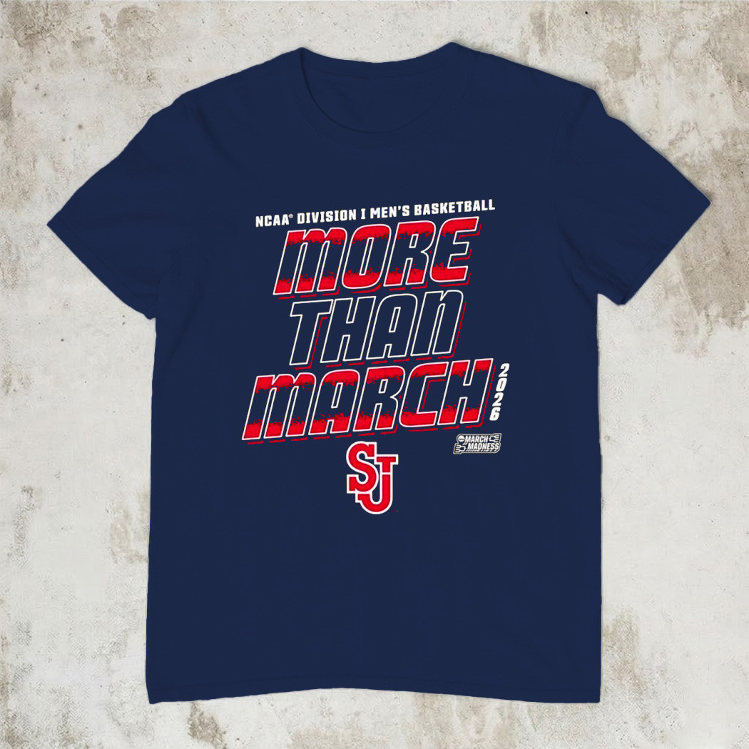 St Johns Red Storm More Than March Madness 2026 T-Shirt NCAA Basketball Fan Gear Best Gift For Fans