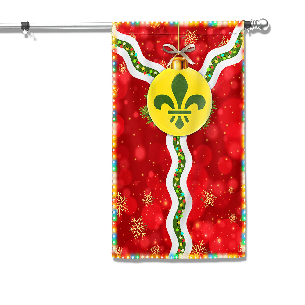St Louis Missouri State Christmas Flag