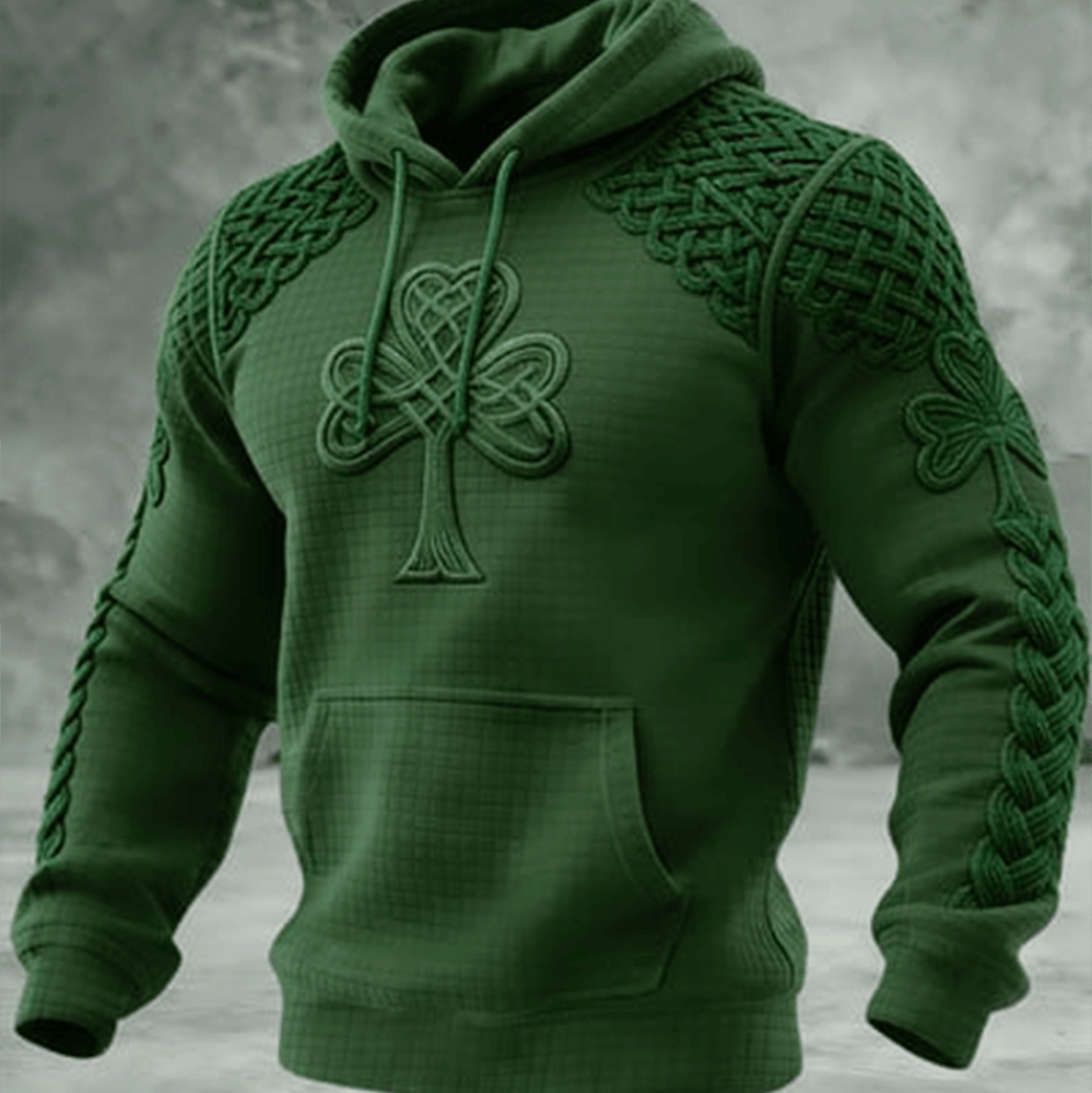St Paddys Day Shamrock Hoodie St Patrick's Day Apparel Cool Present For Men