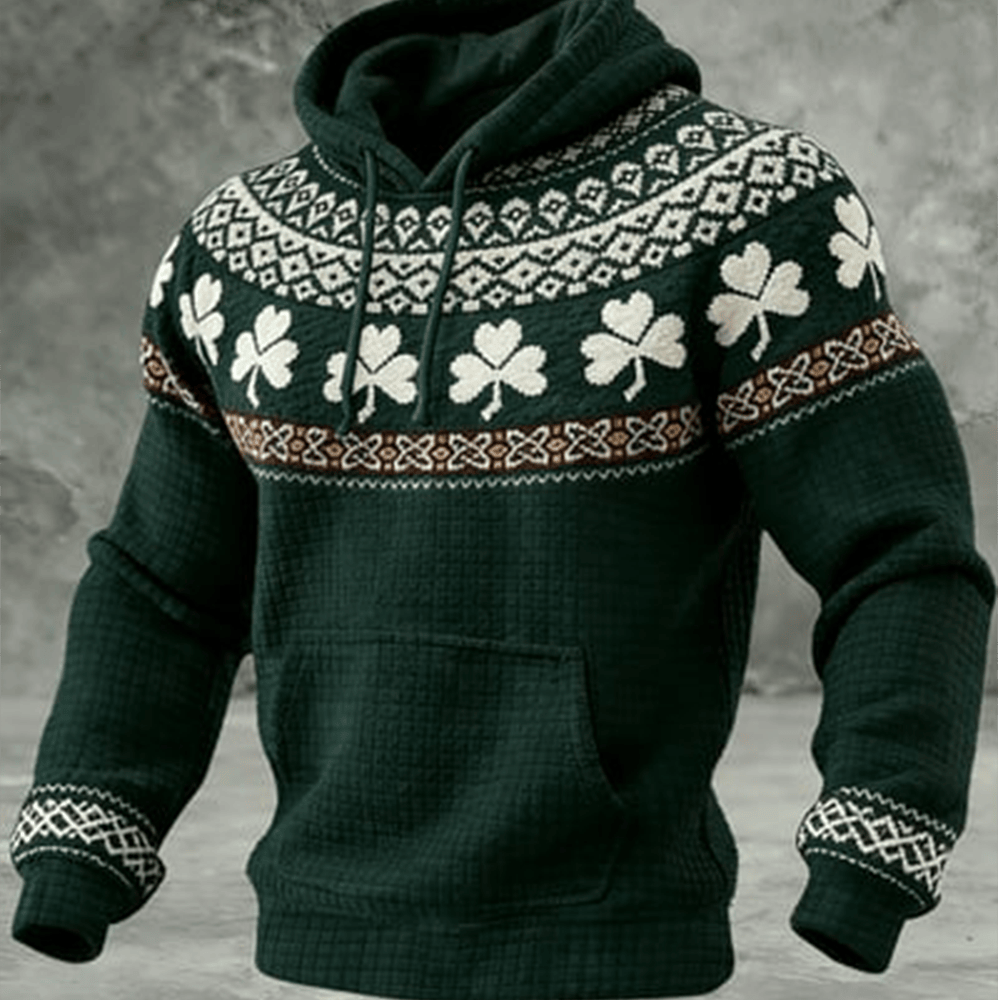 St Paddys Day Shamrock Hoodie St Patrick's Day Apparel Holiday Gift For Men