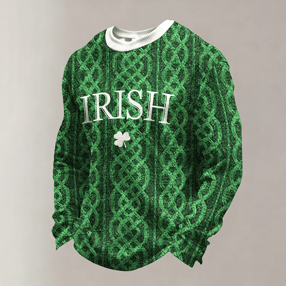 St Patrick Irish Long Sleeve Shirt St Patrick's Day Clothing Line St Pats Present