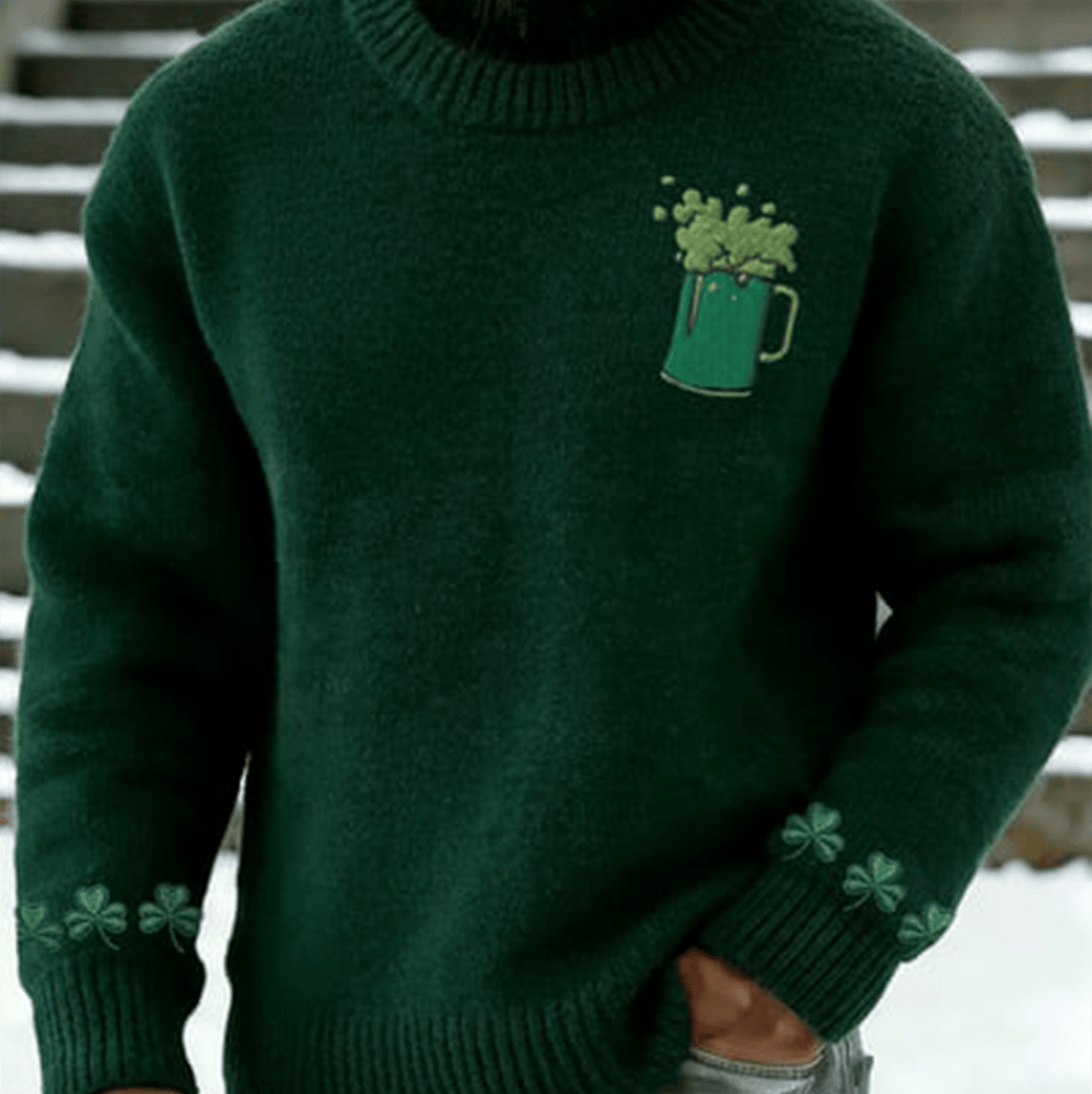 St Patrick's Day Beers Art Sweater St Patrick's Day Apparel Cool Gift For Boyfriend