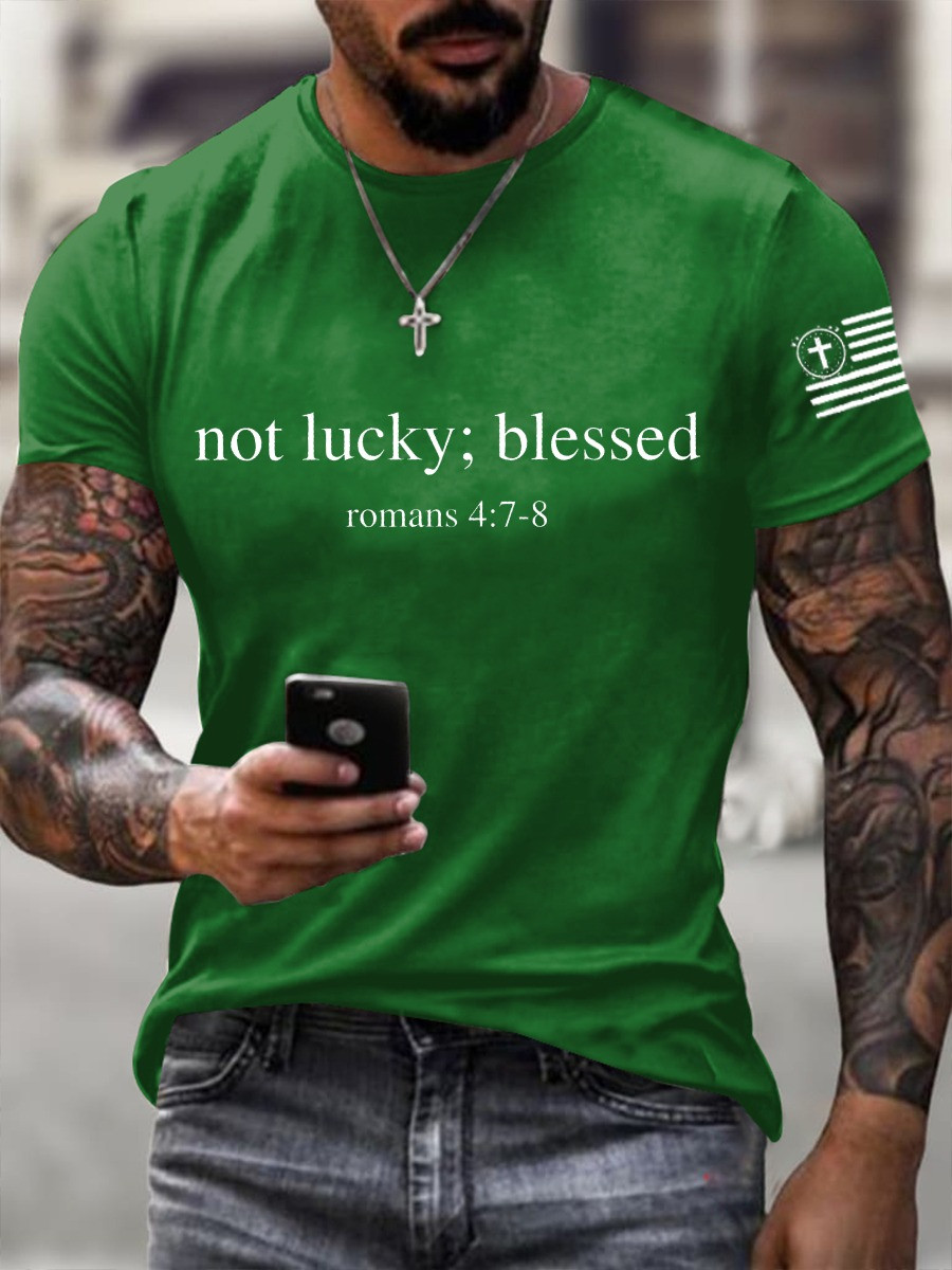 St Patrick's Day Clothes Not Lucky Blessed Shirt St Paddy's Day Apparel Gifts Idea