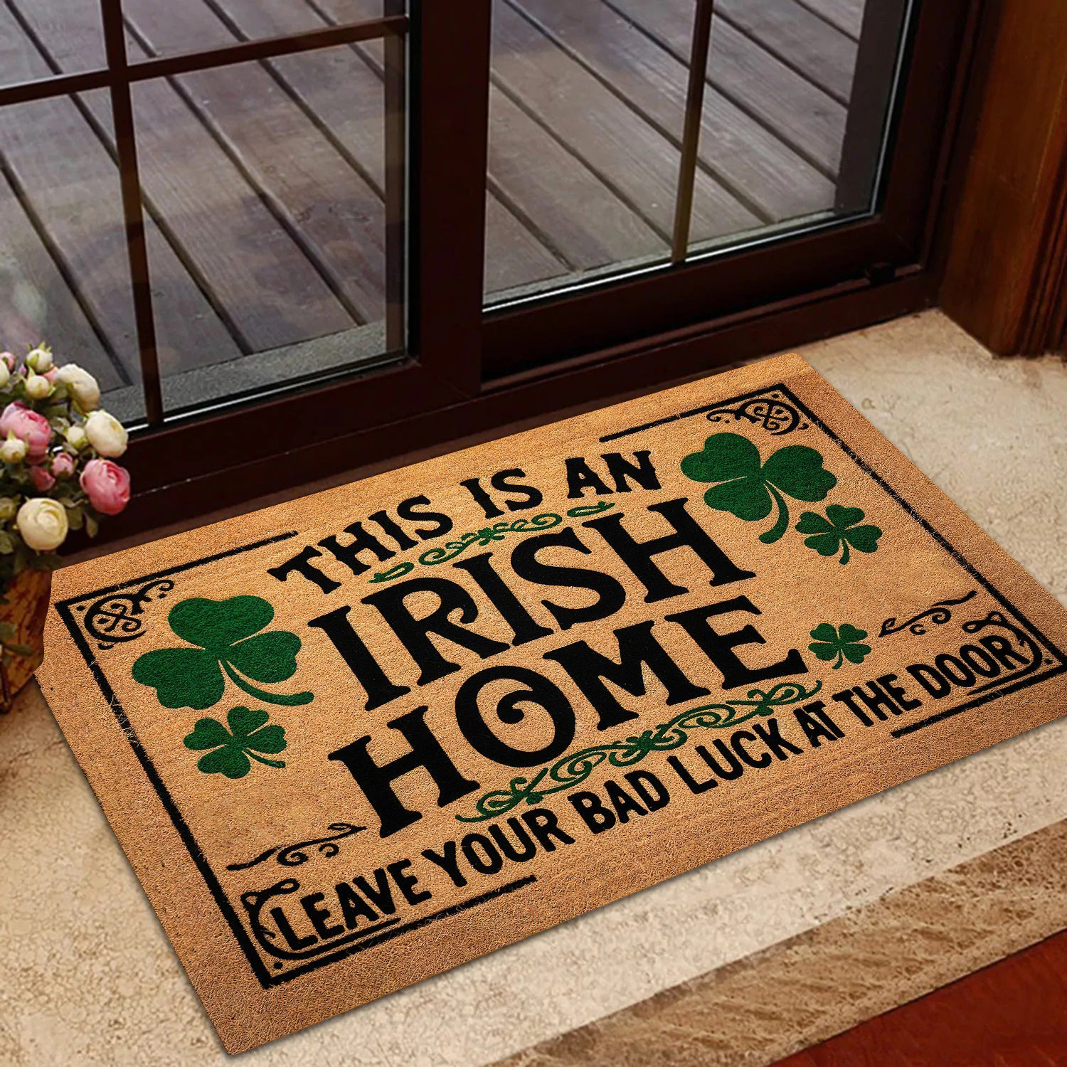 St Patricks Day Doormat This Is An Irish Home Doormat For Home Decor Housewarming Gift Patricks Day Welcome Mat Gift