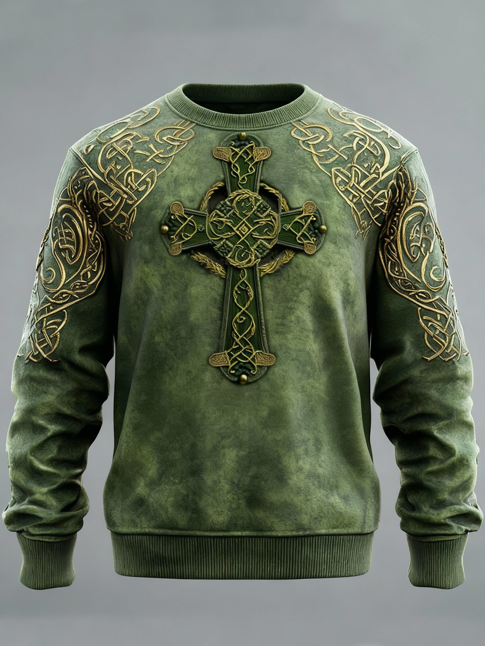 St Patricks Day Faith Cross Long Sleeve Shirt St Patrick's Day Clothing Gifts For Christians