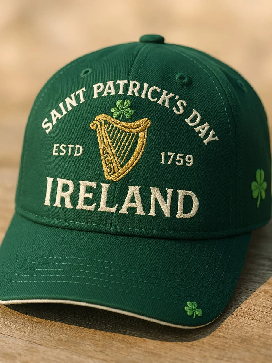 St Patricks Day Ireland ESTD 1759 Hat Saint Patricks Day Cap Unique Presents Ideas