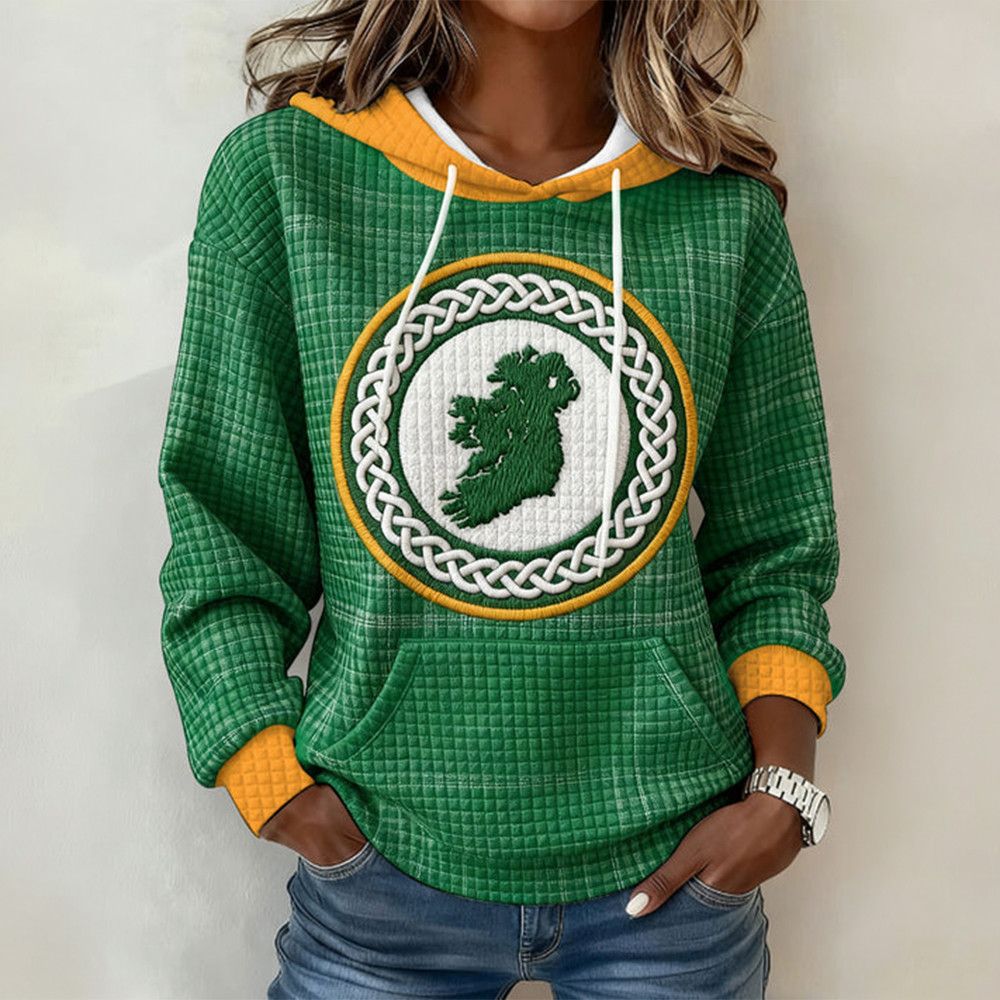 St Patrick's Day Ireland Hoodie Happy Saint Patrick's Day Hooded Sweatshirt Gift For Pats Day