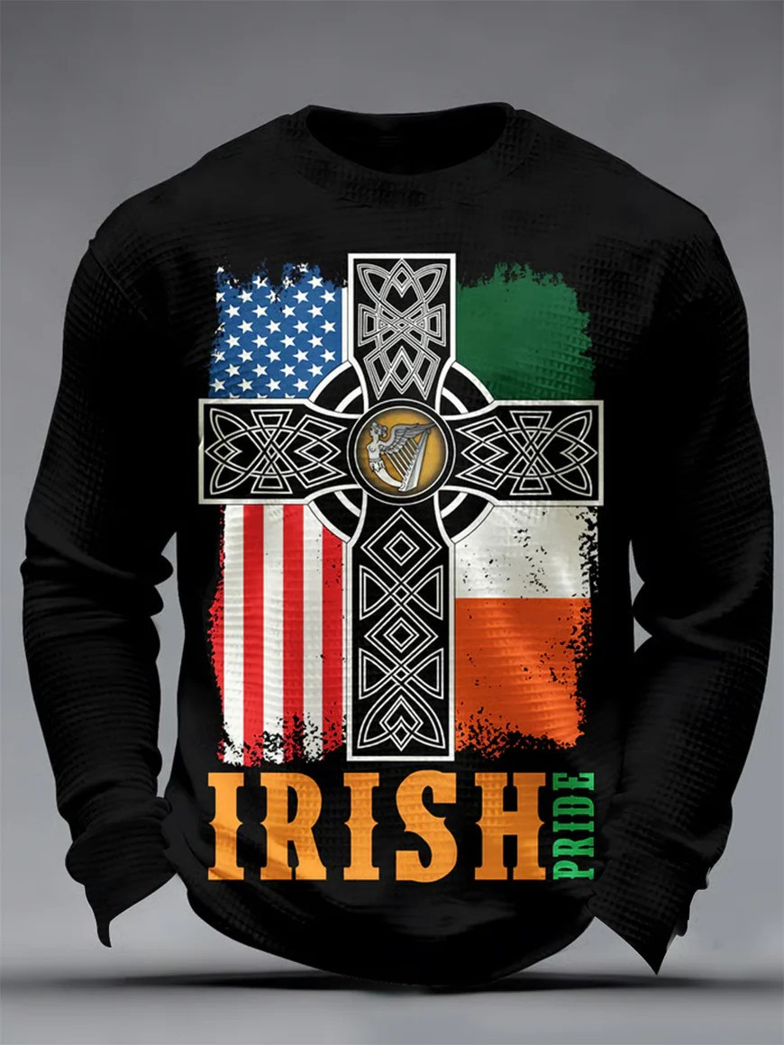 St Patrick's Day Irish Pride Long Sleeve Shirt St Pattys Day Clothing Gifts For Irish