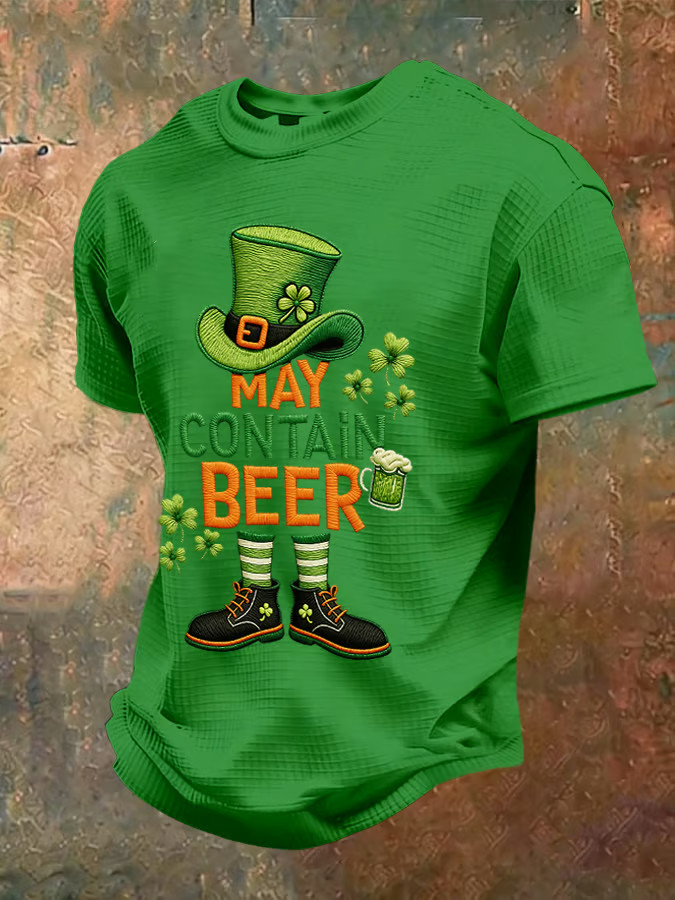 St Patrick's Day May Contain Beer Festival T-Shirt St Patrick's Day Shirts Beer Lover Gift