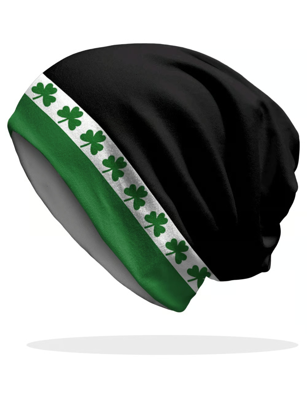 St Patrick's Day Shamrock Art Beanie Ireland Forever Hat Best St Patricks Day Gifts