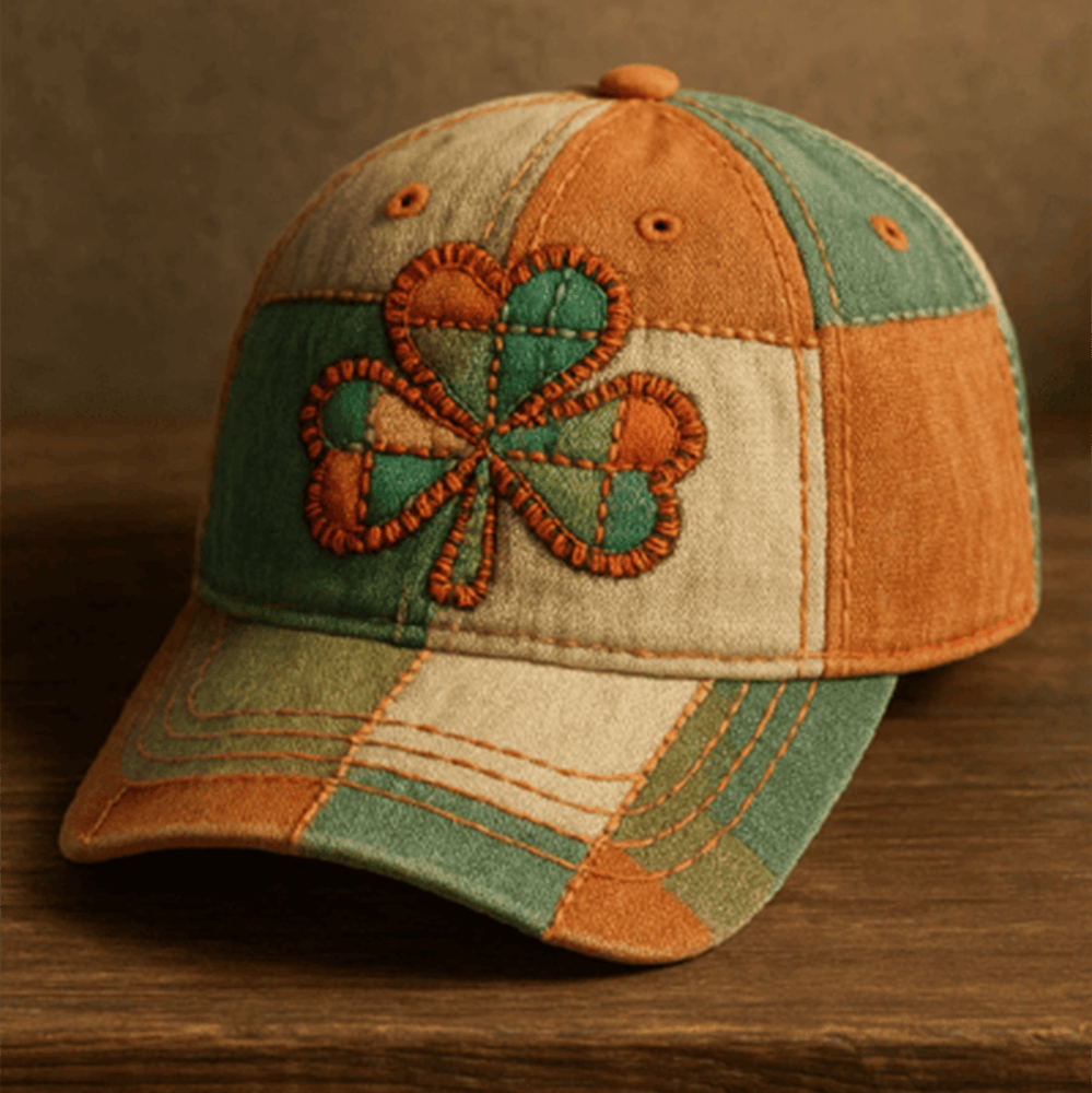 St Patricks Day Shamrock Art Hat St Paddys Day Cap Unique Gift For Neighbors