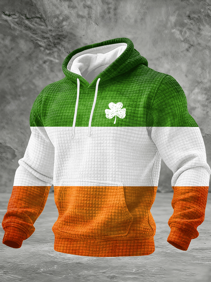 St Patricks Day Shamrock Graphic Hoodie Holiday Apparel St Patrick Day Gift Ideas