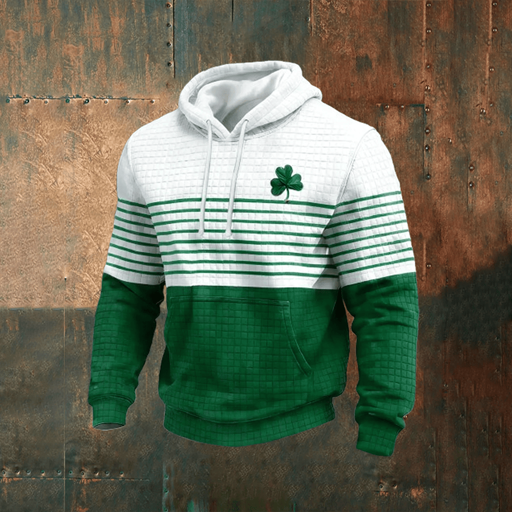 St Patrick's Day Shamrock Hoodie Saint Patricks Day Apparel Unique Gift For Coworker