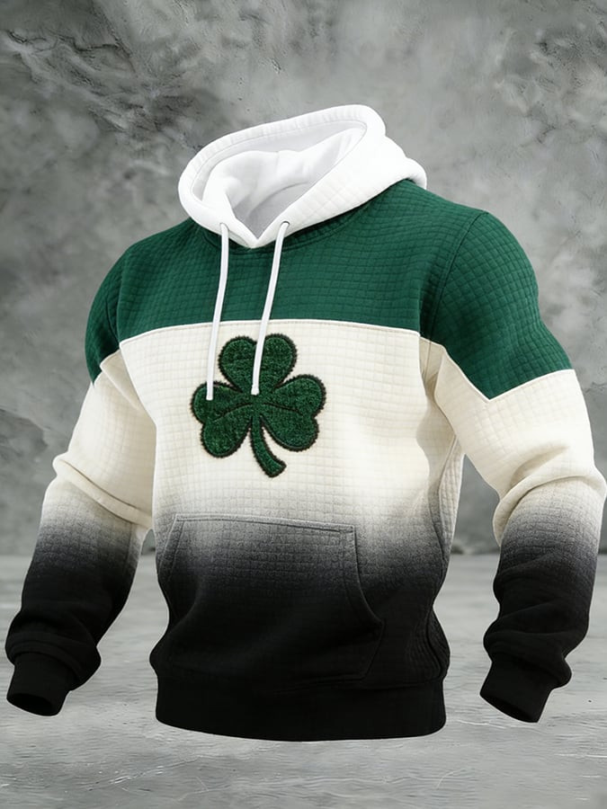 St Patrick's Day Shamrock Hoodie St Patricks Day Gear St Pattys Day Gift Ideas