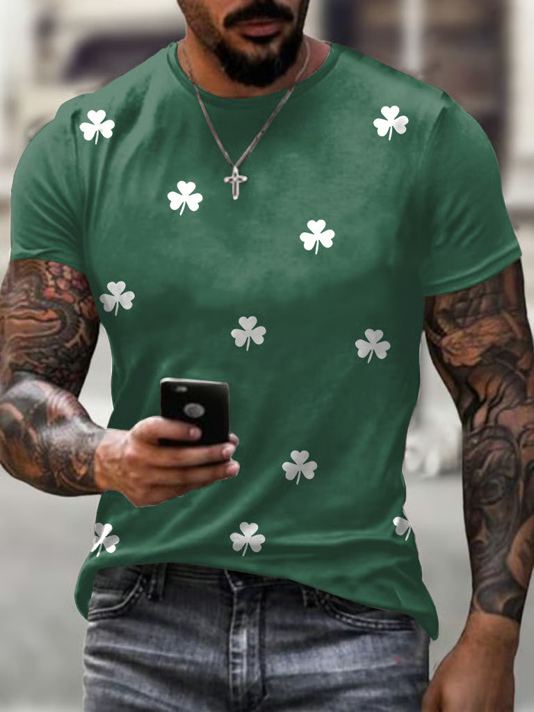 St Patrick's Day Shamrock T-Shirt Shamrock Shirt Mens St Paddy's Day Gifts