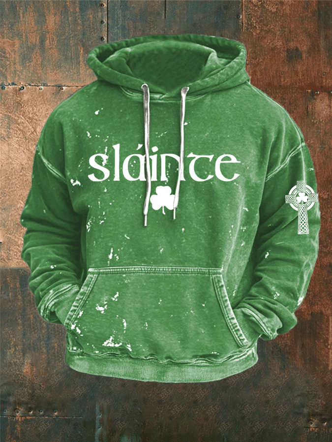 St Patricks Day Slainte Hoodie Luck Of The Irish Holiday Apparel Gifts For St Patrick's Day
