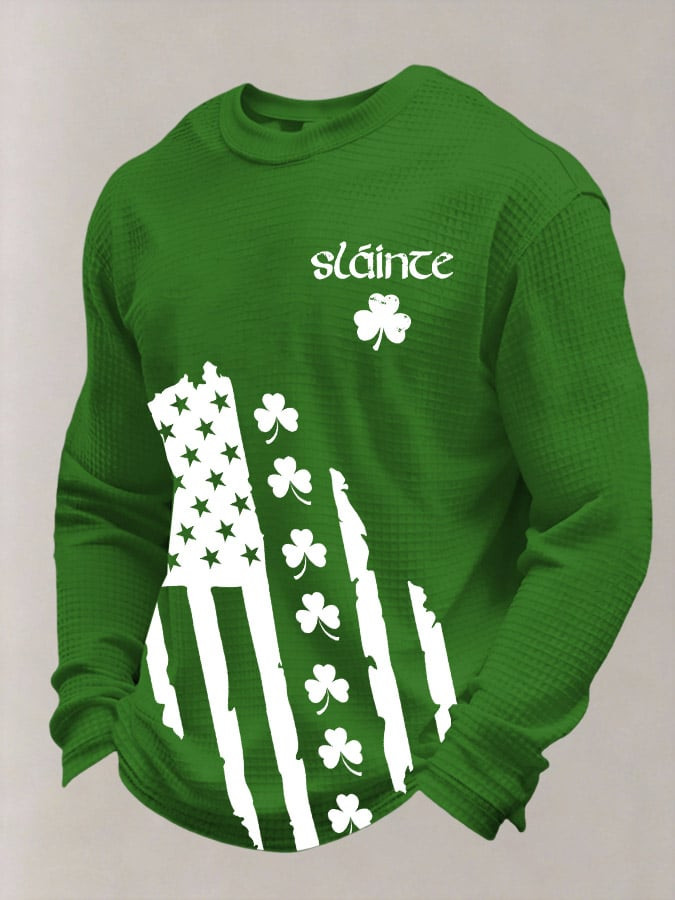 St Patricks Day Slainte Long Sleeve Shirt Holiday Clothing St Patrick Day Gifts