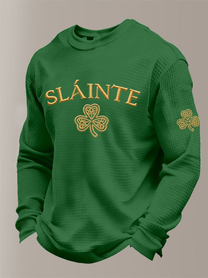 St Patricks Day Slainte Long Sleeve Shirt St Patrick's Day Apparel Brother Gift Ideas