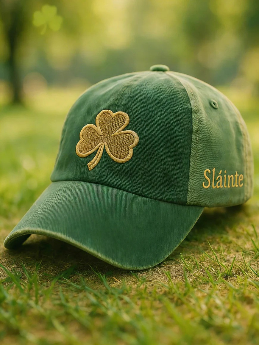 St Patrick's Day Slainte Shamrock Hat St Patricks Outfit Holiday Gifts For Husband