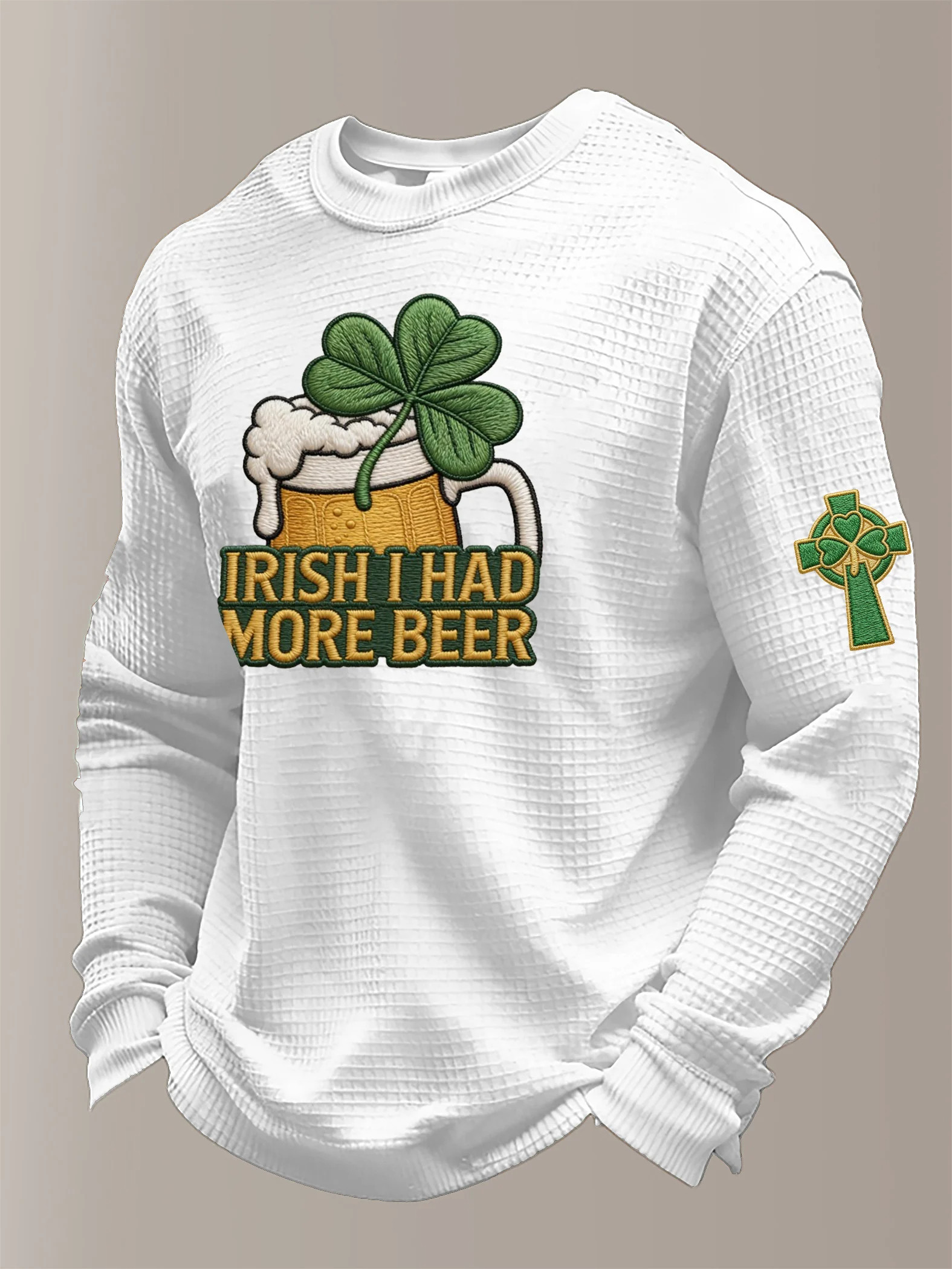 St Patrick'S Day Women Irish I Had More Beer Long Sleeve T Shirt Festive St. Paddy's Gift