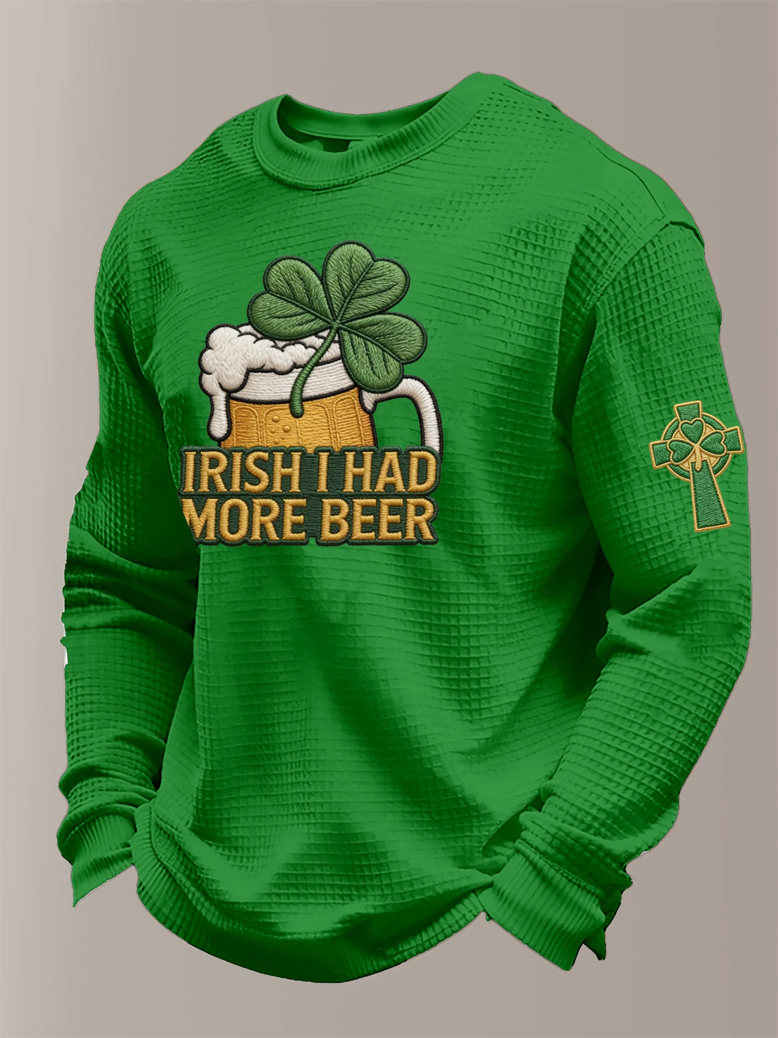 St Patrick'S Day Women Irish I Had More Beer Long Sleeve T Shirt Festive St. Paddy's Gift