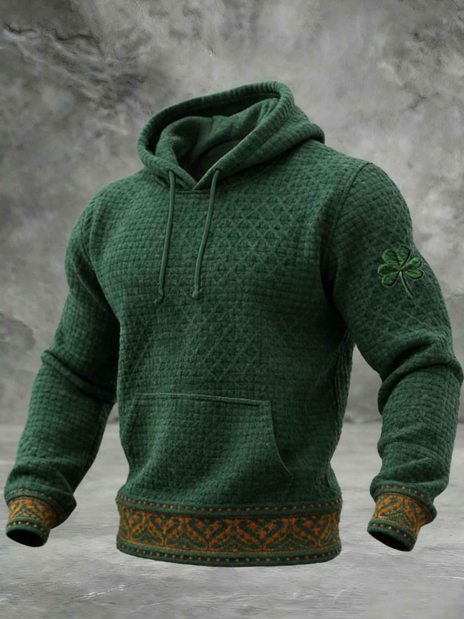 St Patty's Day Shamrock Celtic Knotwork Hoodie St Patrick's Apparel St Paddy's Day Gifts